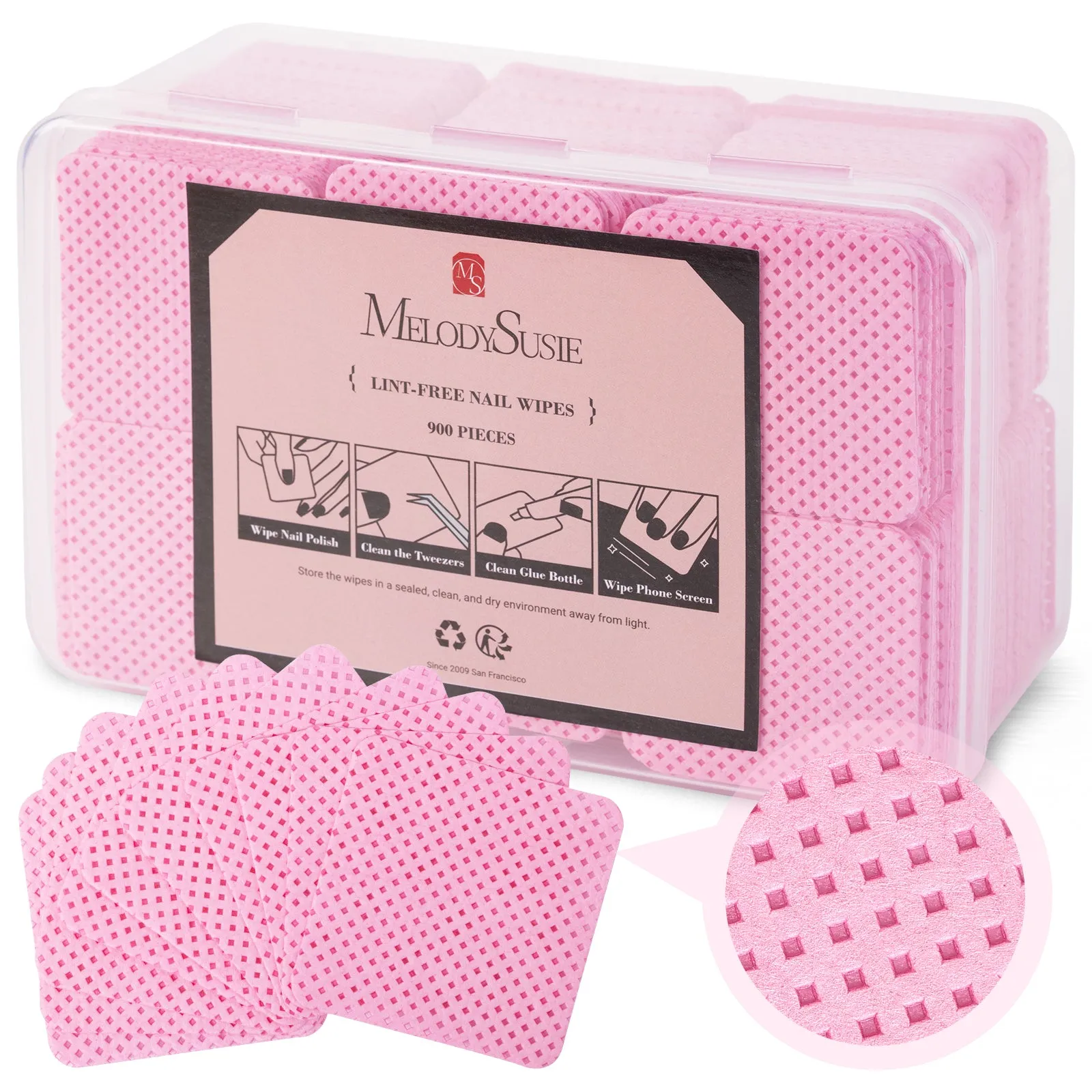 1050 Pcs Lint Free Nail Wipes