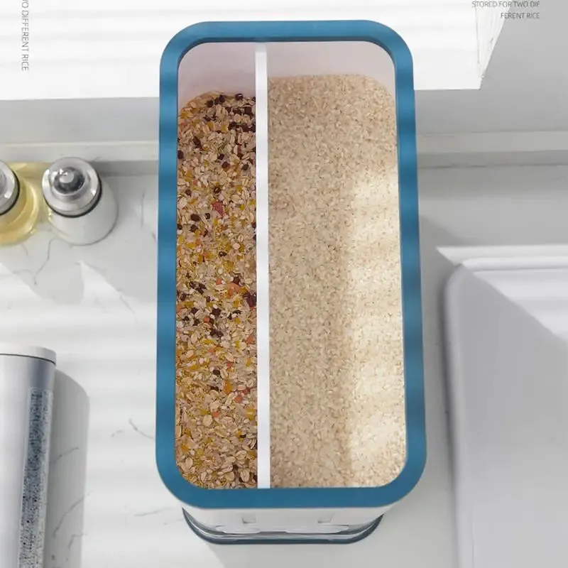 12L 5-Grid Airtight Rice & Cereal Dispenser