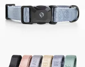 2025 New Edition, Fei & Eve MagEase Dog Collar - Patented Magnetic Buckles | Fur-Safe | Premium 210D Nylon | 450LB Escape-Proof | Adjustable Fit | Small (Dusk Blue)