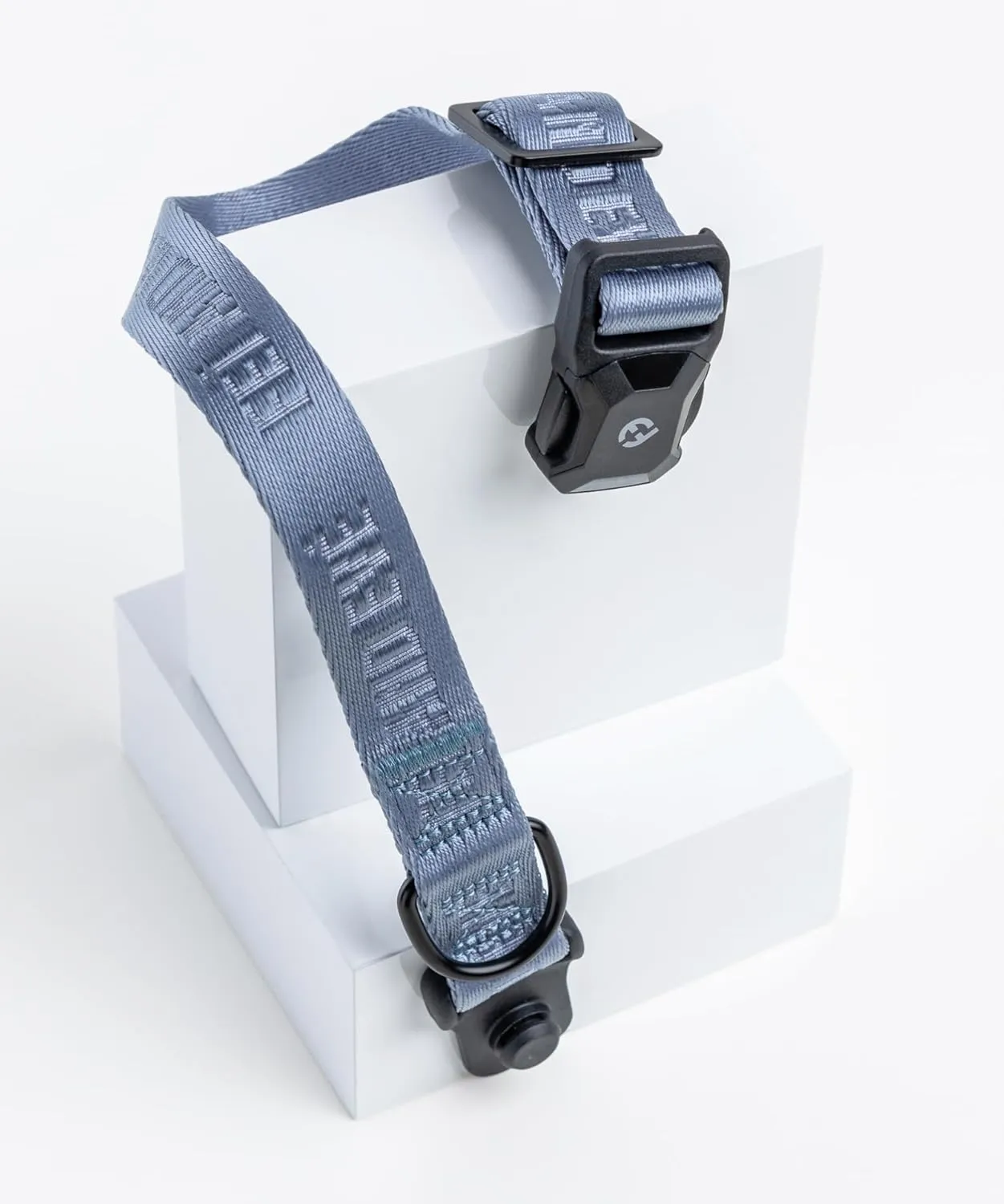 2025 New Edition, Fei & Eve MagEase Dog Collar - Patented Magnetic Buckles | Fur-Safe | Premium 210D Nylon | 450LB Escape-Proof | Adjustable Fit | Small (Dusk Blue)