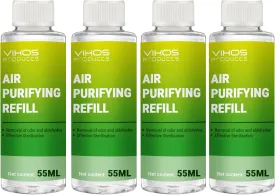 (4 Bottles, Fresh Lotus) Cat Litter Deodorizer Compatible with PETKIT PuraX PuraMax Self-Cleaning Cat Litter Box Deodorizer Replaced Odor Removers Refills