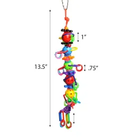A&E Cage Company Ring Constellation USA Bird Toy - 12" x 2" x 2"