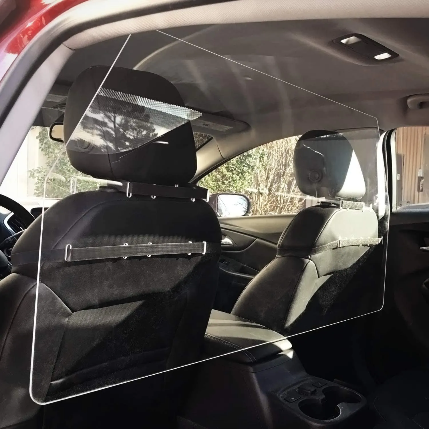 Acrylic Car Partition Sneeze Guard   Pet Divider