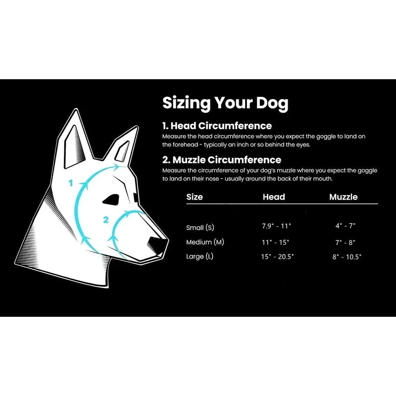 Anti-UV Adjustable Dog Goggles for Large Breeds