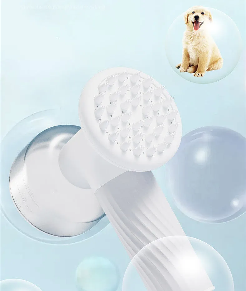 Automatic Foaming Dog Cat Bath Brush Dog Shampoo Brush