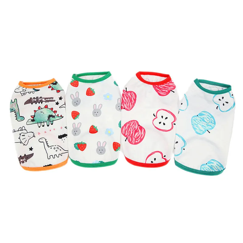 Breathable Dog Clothes with Fashion Printing