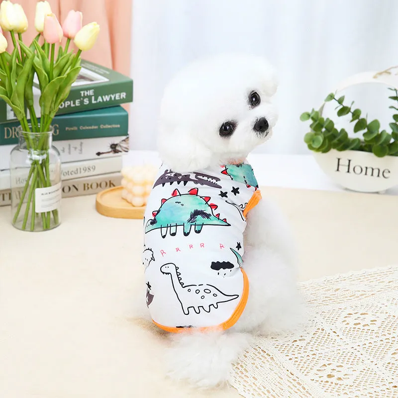 Breathable Dog Clothes with Fashion Printing