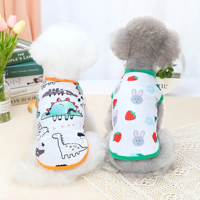 Breathable Dog Clothes with Fashion Printing