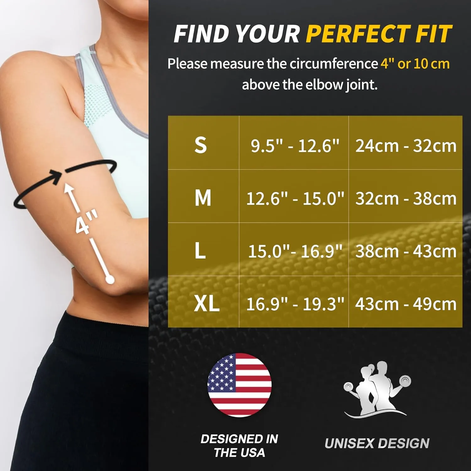 CAMBIVO 2 Pack Tennis Elbow Brace for Tendonitis and Tennis Elbow,Golfers Elbow, Arm Compression Sleeves for Women and Men, Bceps Support Sleeve for Weightlifting, Basketball and Workout