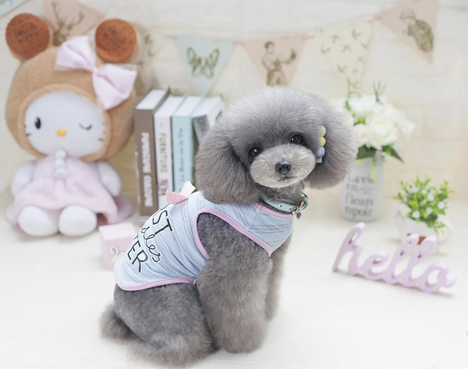 Cute Dog Angel Vest Apparel Costume