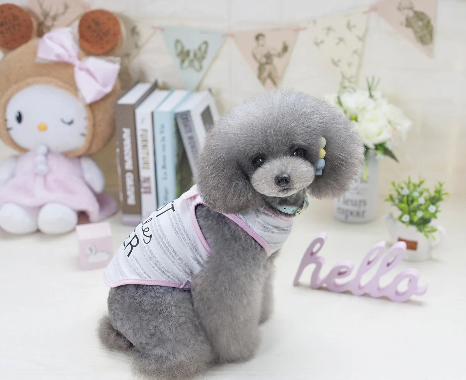 Cute Dog Angel Vest Apparel Costume