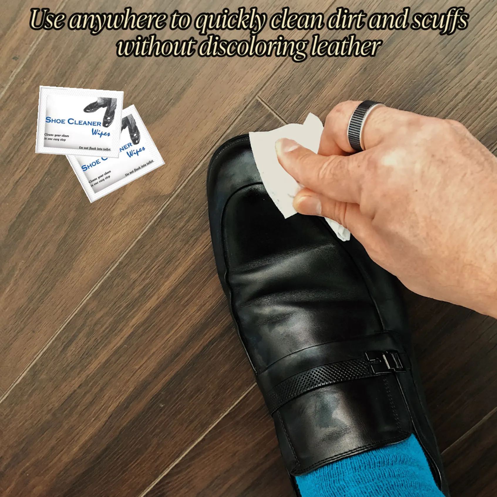 Diamond Wipes Shoe Shine Wipes Individual Wrapped