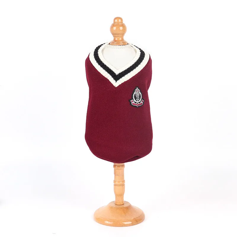Dog Clothes Pet School Vest