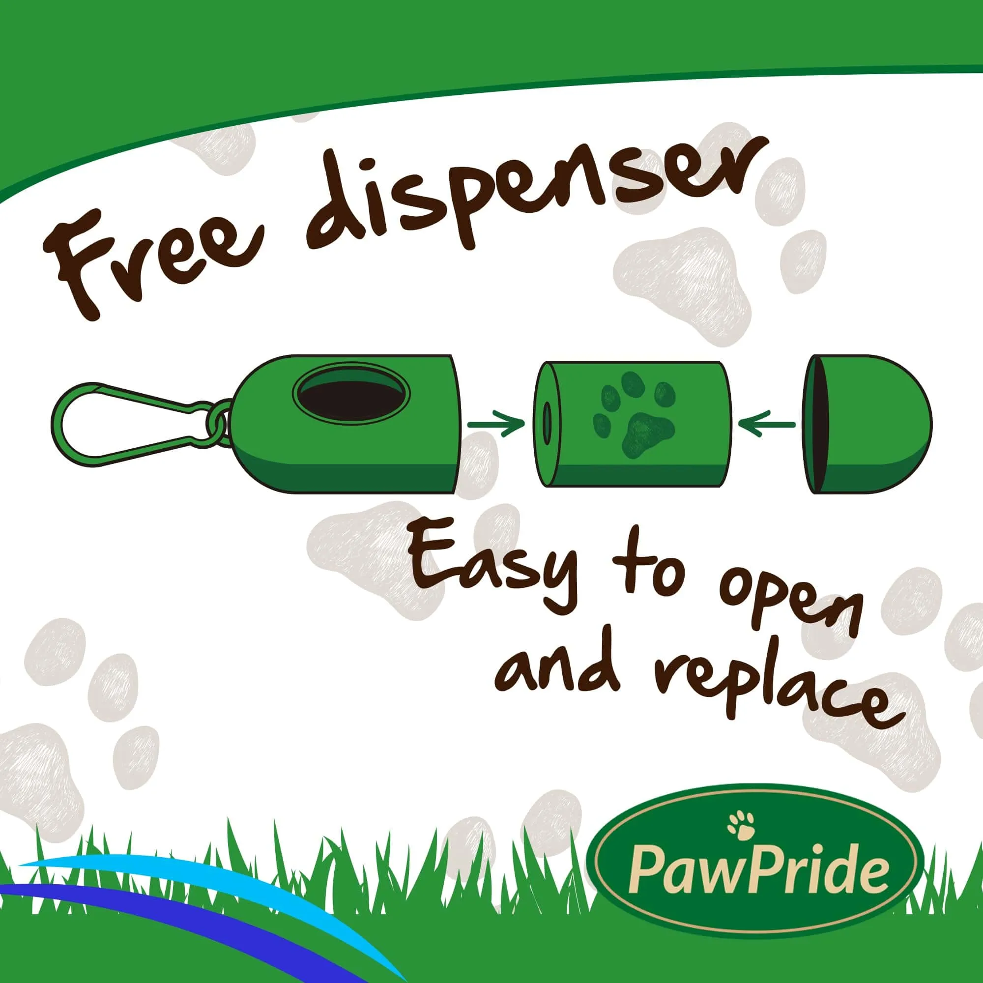 Dog Poo Bags (Cherry) - PawPride