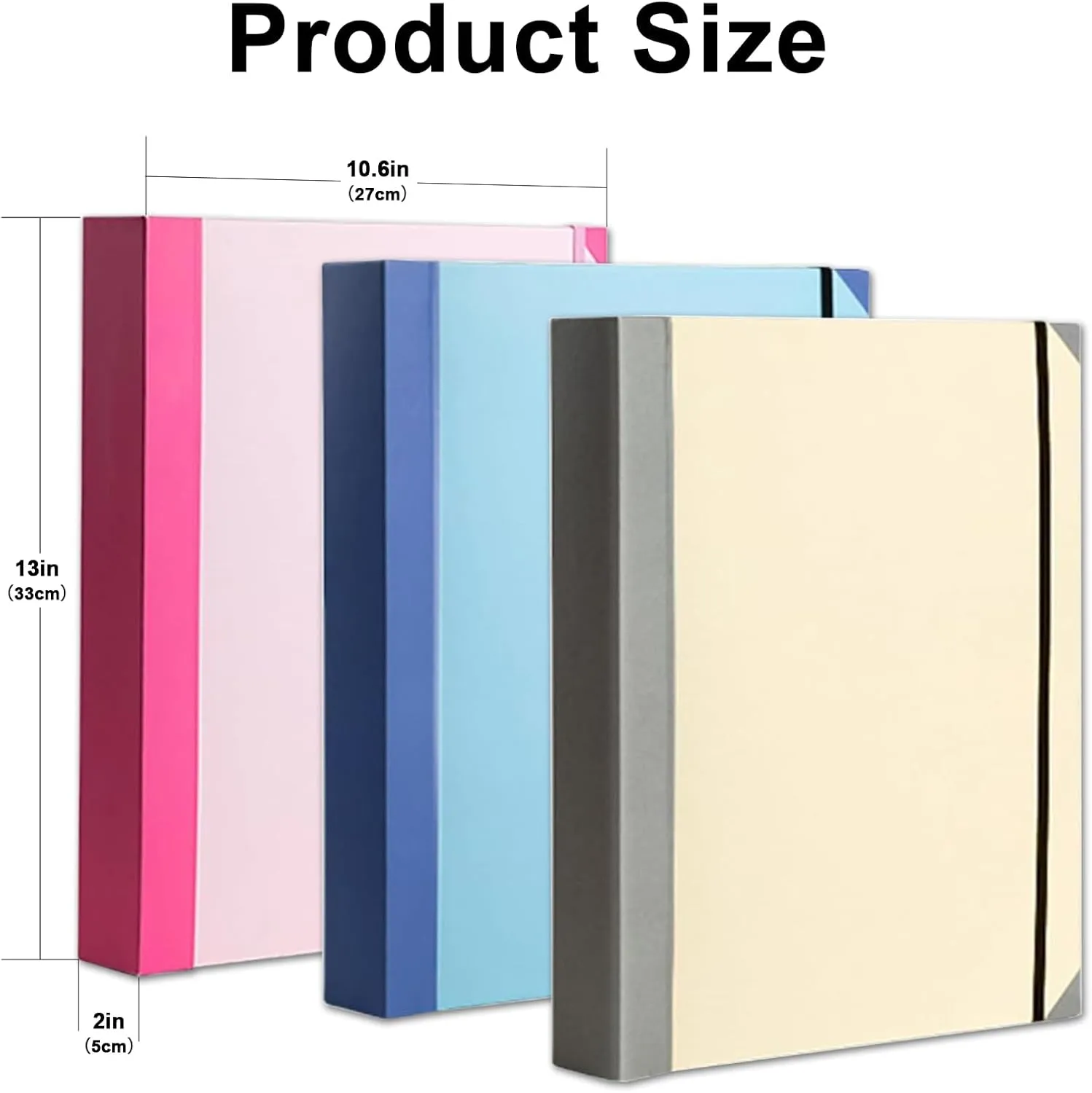 Family/Personal Important Papers Document Life Binder/Folder/Organizer Folio.in Case I Go Missing/Keepsake Certificate/Birth Document Binder Organizer,Fatalities and Folios (Blue2in Thick)