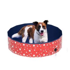 Floofi Pet Pool 120cm*30cm Red Circle