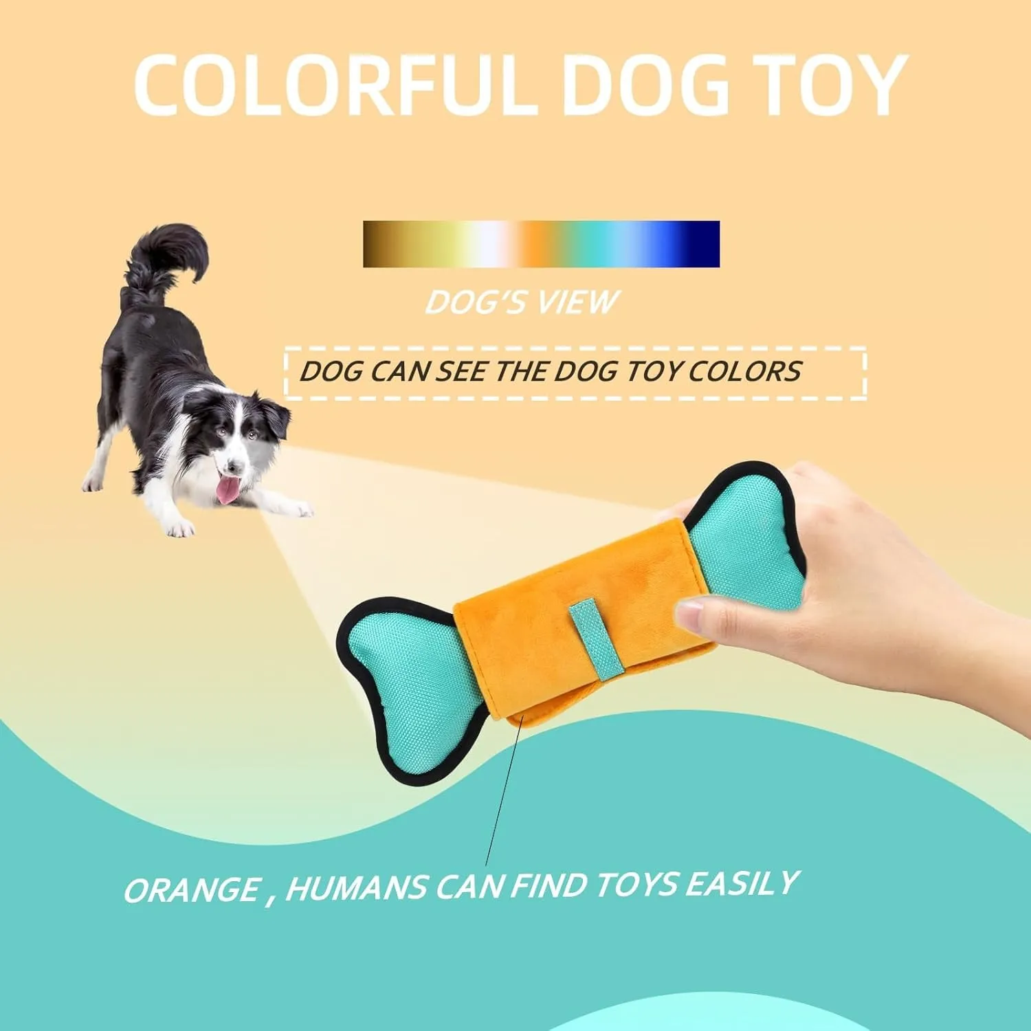 Indestructible Nylon Dog Chew Toy Tough Fetch Bone (10 Pack)