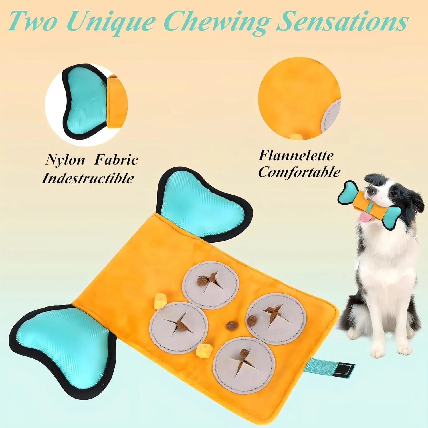 Indestructible Nylon Dog Chew Toy Tough Fetch Bone (10 Pack)