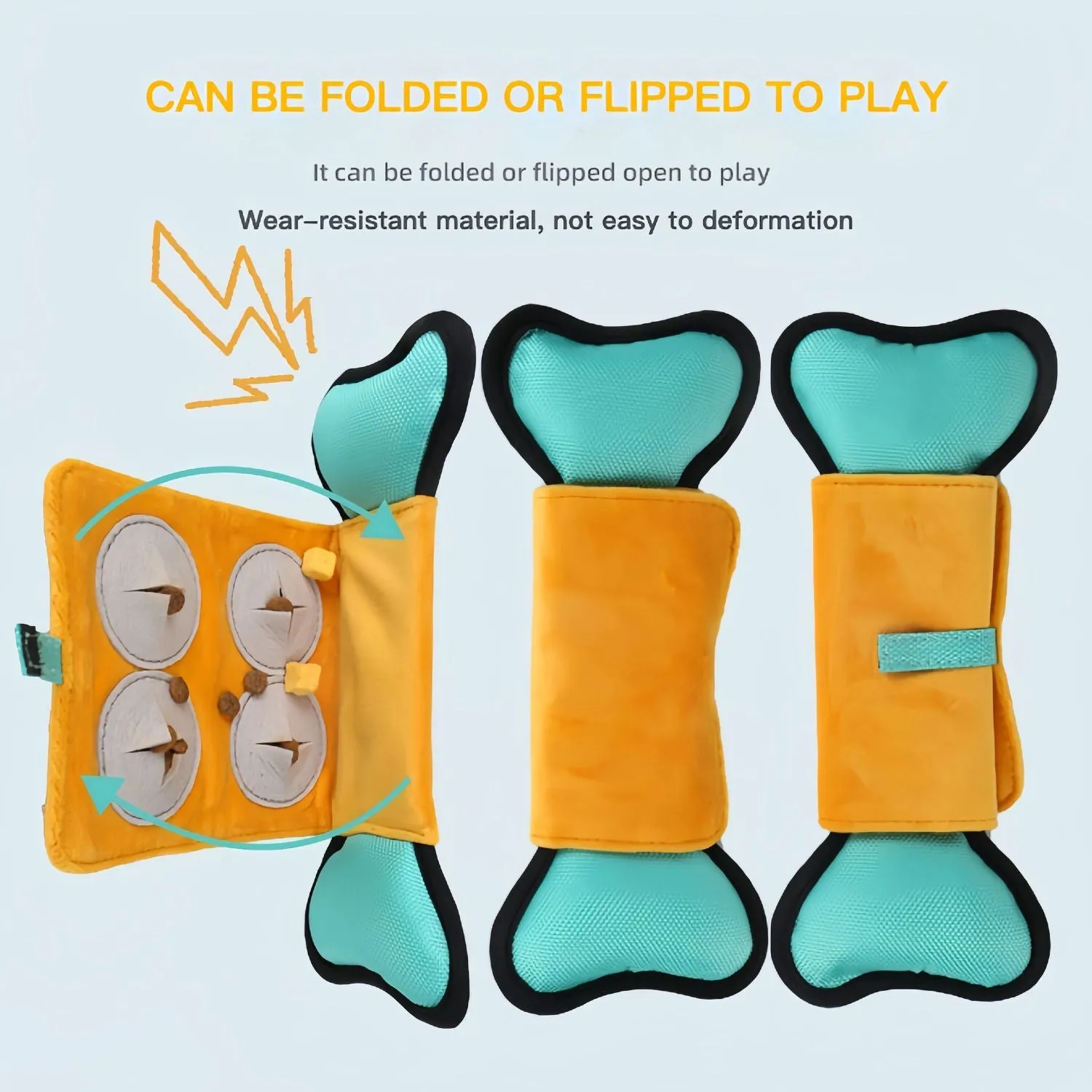 Indestructible Nylon Dog Chew Toy Tough Fetch Bone (10 Pack)