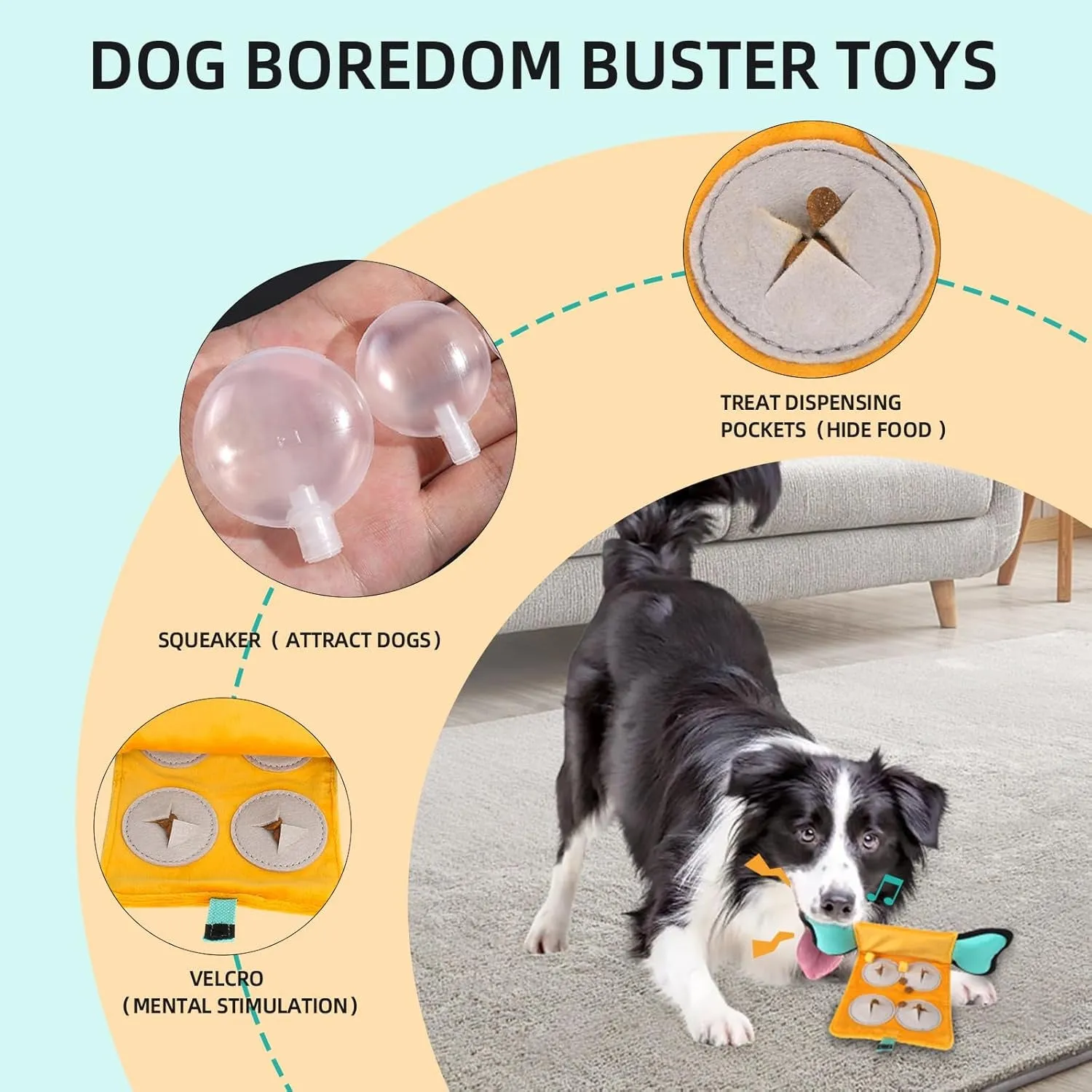 Indestructible Nylon Dog Chew Toy Tough Fetch Bone (10 Pack)