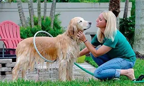 Jacky treats Portable Woof Dog Washer 360 Degree Bath Shower Washer Pet Cleaner