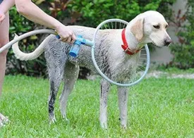 Jacky treats Portable Woof Dog Washer 360 Degree Bath Shower Washer Pet Cleaner