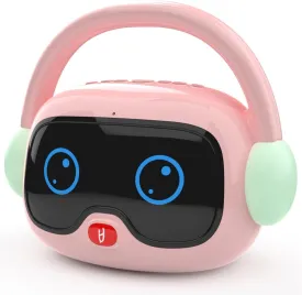 Kids Audio Player,Early Educational Learning Toy with Music,Bedtime Story Singing,Gift Present for 10-48 Month Baby,Screen-Free Listening Experience for Stories,Nightlight,Bluetooth (Blue)
