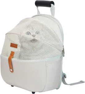 Lightweight Ver. PETTENA Cat Backpack Carrier, Airline Approved Breathable Cat Backpack for Small Cats/Rabbit up to 8.8 Lbs, Pet Backpack for Travel Outdoor Hiking Picnic Camping