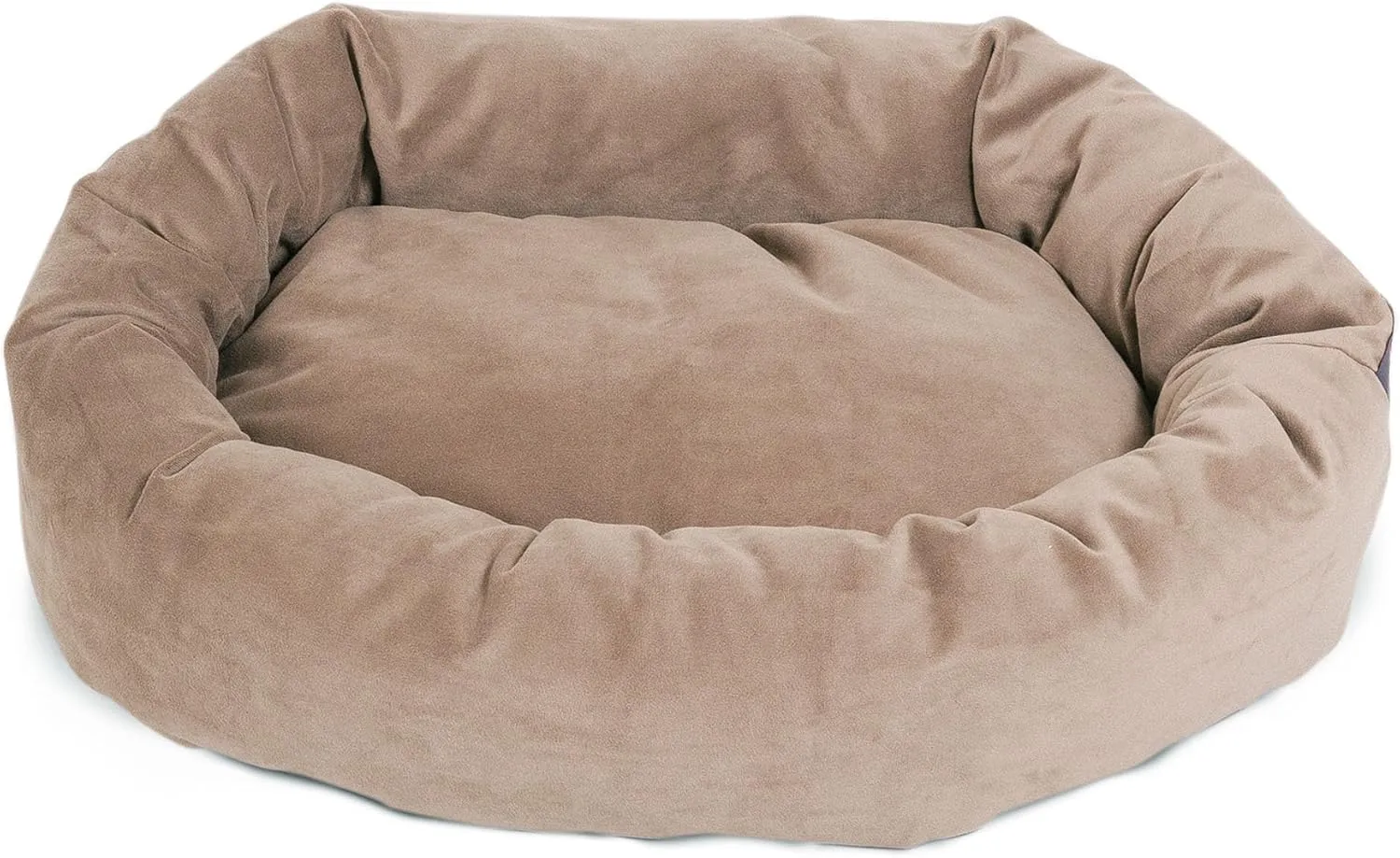 Majestic Pet Villa 40 Inch Shredded Memory Foam Dog Bed for Large Sized Dogs 40x29x9 InchOrthopedic Dog Bed with Removable Washable Cover-Washable Large Pet Bed with Head Support-Pearl