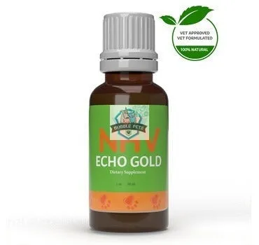 NHV ECHO GOLD Ear Infection Remedy for Dogs Cats Pets