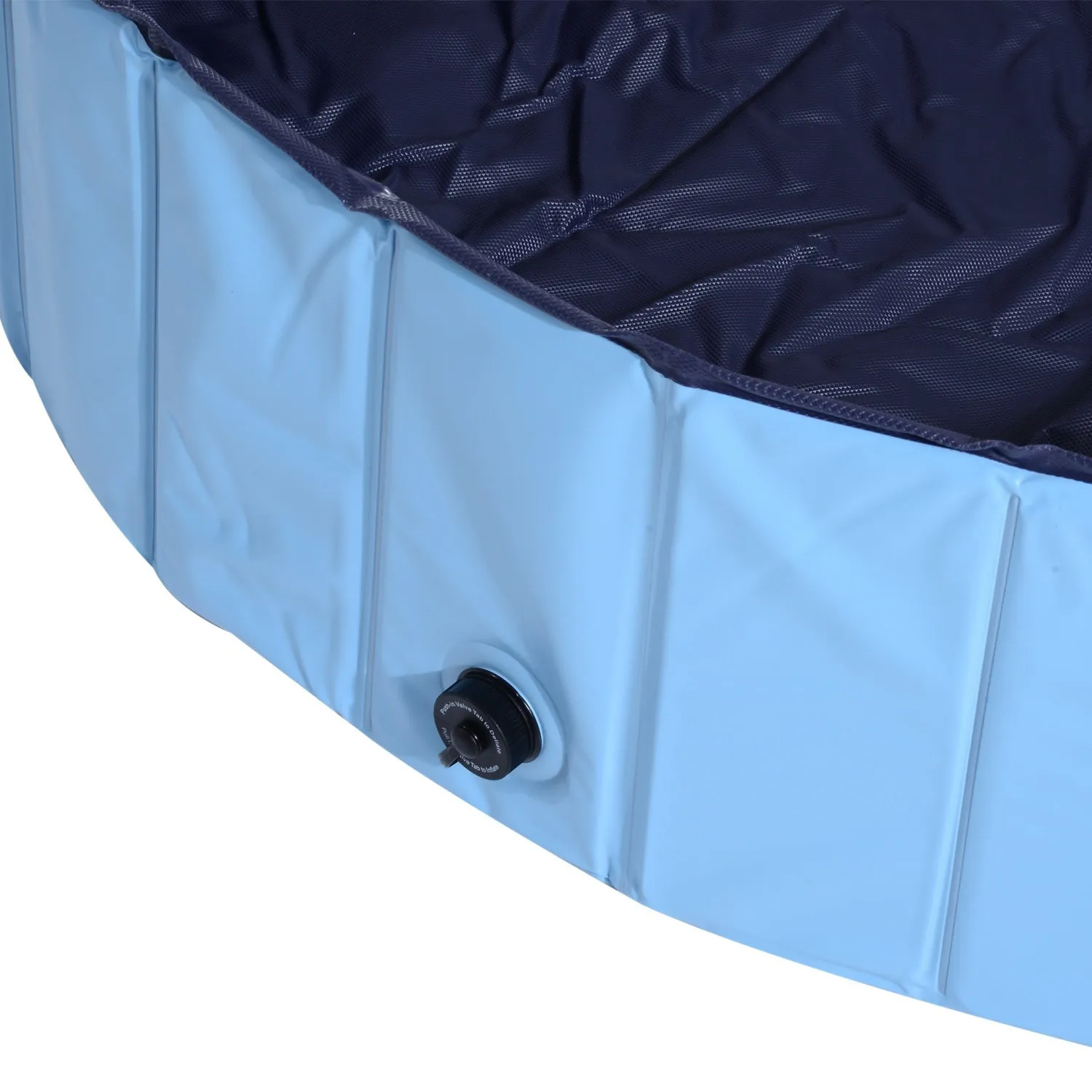 PawHut 140 x 30H cm Pet Swimming Pool-Blue