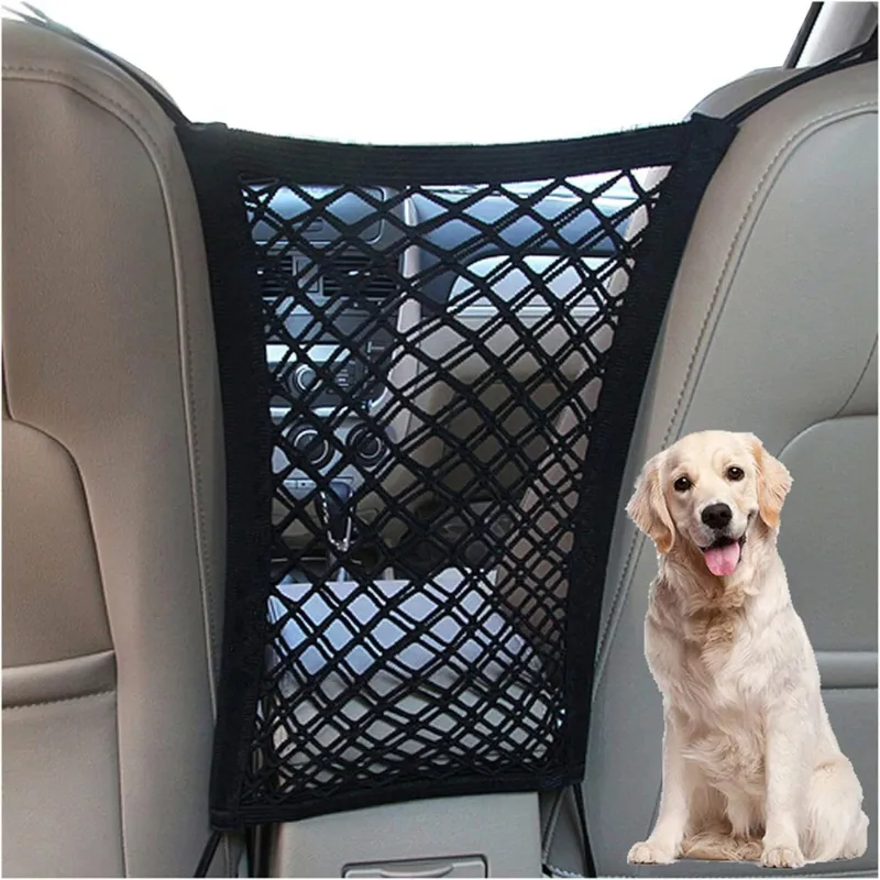 Pet Vehicle Barrier And Mesh Organizer