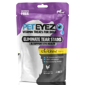 PETEYEZ - Eliminate Tear Stain Treats - Chicken (For Dogs)