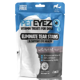 PETEYEZ - Eliminate Tear Stain Treats - Whitefish (For Dogs)