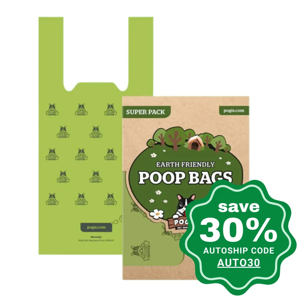 Pogi's Pet Supplies - 300 Handle Bags - Unscented