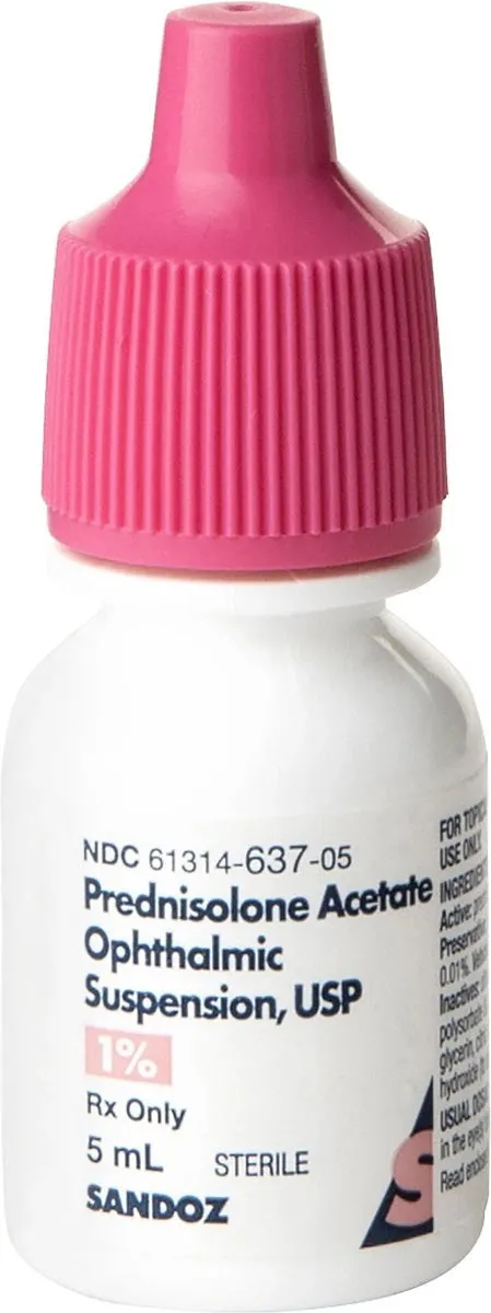 Prednisolone Acetate Ophthalmic Suspension 1%