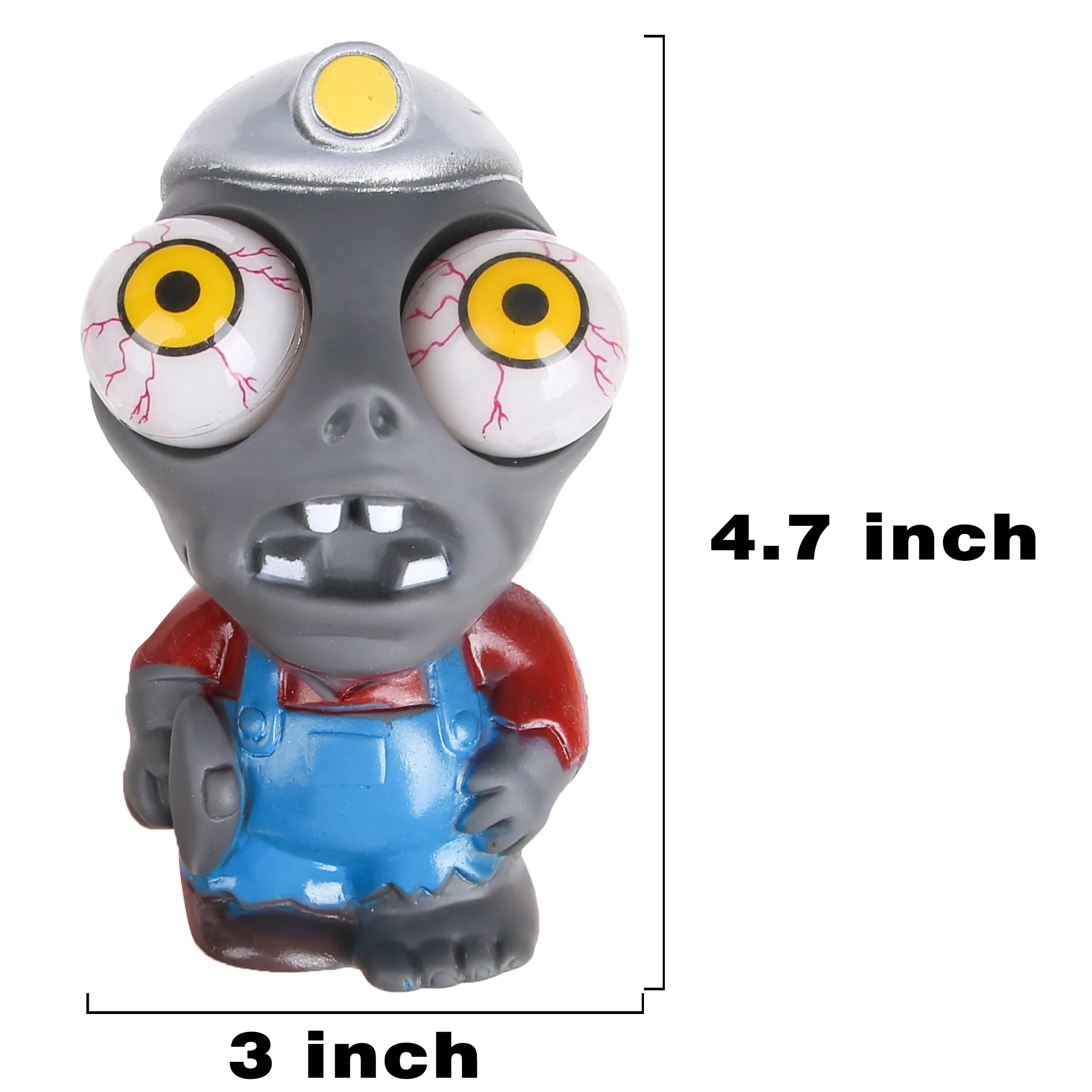 PROLOSO Eye Popping Zombies Poppin Peepers Fidget Squishy Toys for Anxiety Reduction Stress Relief 2 Pcs