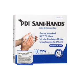 Sani-Hands Instant Sanitizing Wipes - Box of 100