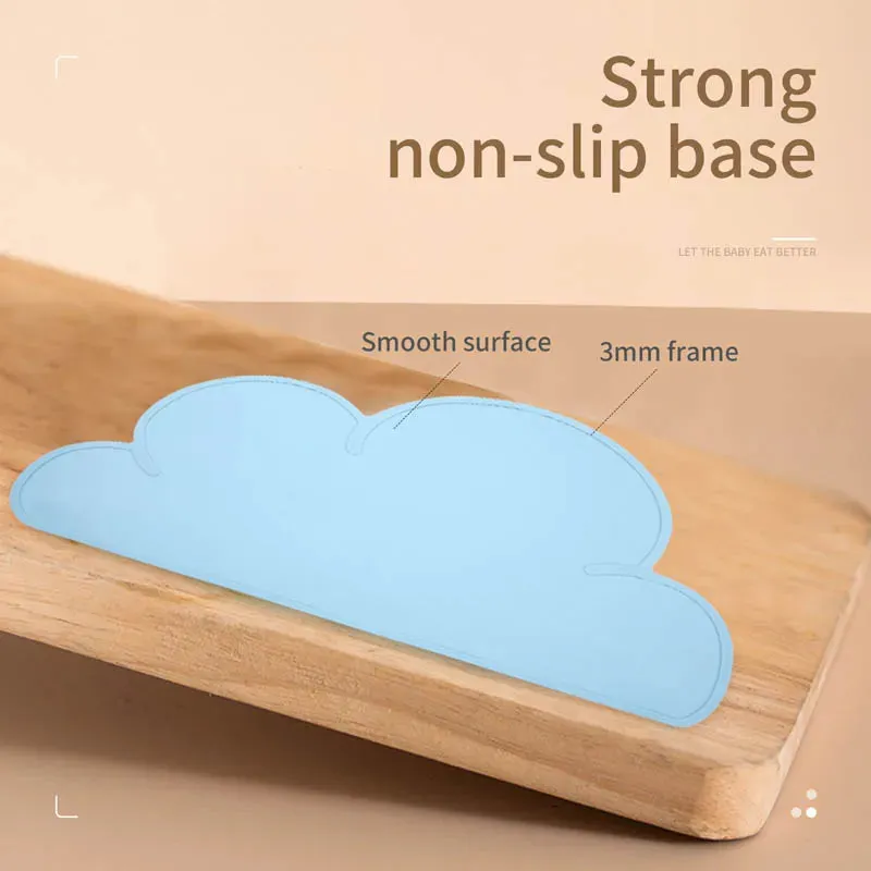 Silicone Waterproof Pet Feeding Mat with Non-Slip Base for Dogs and Cats