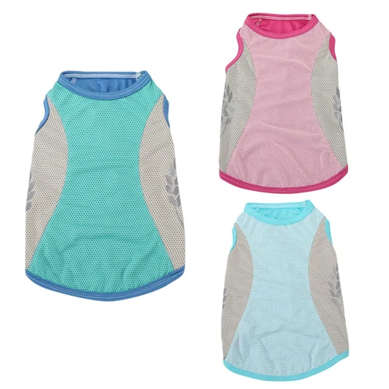 Summer Pet Dog Cooling Vest Reflective Quick-Cooling Dog Jacket