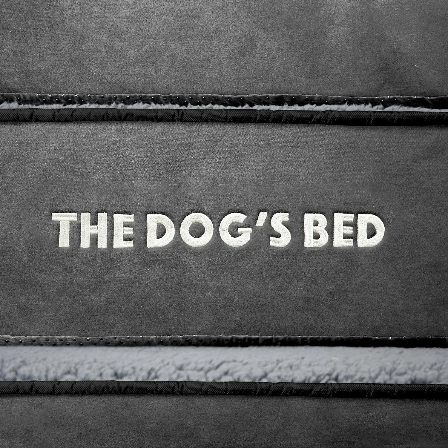 The Dogs Bed Orthopedic Standard Foam Dog Bed with Standard Support, Medium Grey Plush, Waterproof, Supportive Dog Bed with Replaceable Covers, Veterinary Approved