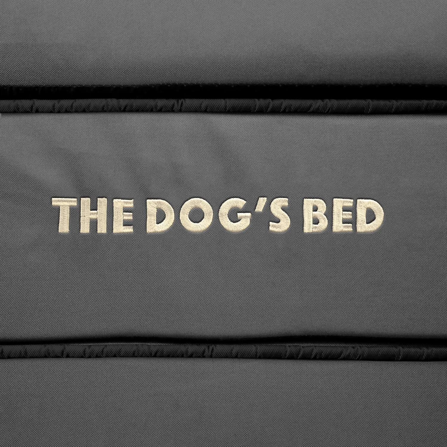 The Dogs Bed Orthopedic Standard Foam Dog Bed with Standard Support, XL Grey with Black Trim, Waterproof, Supportive Dog Bed with Replaceable Covers, Veterinary Approved
