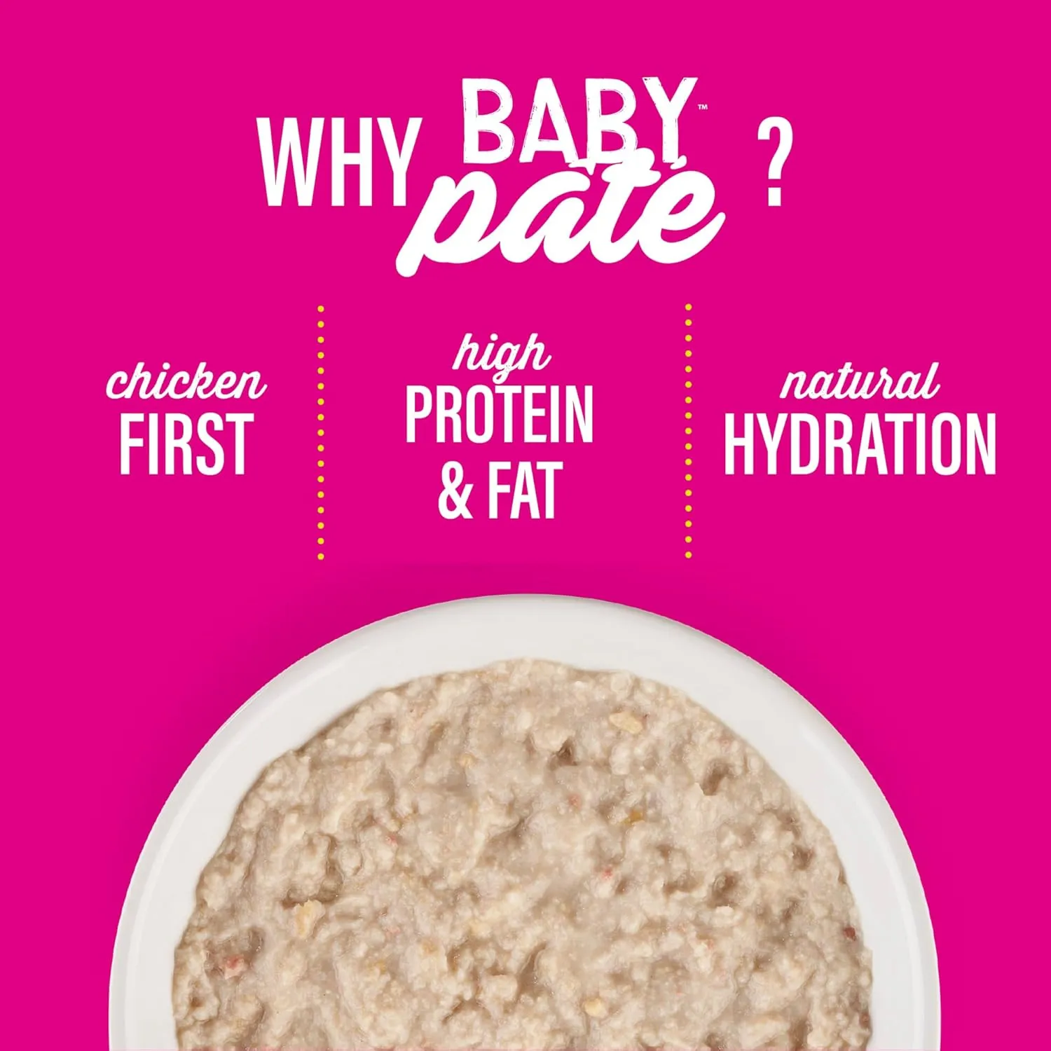 Tiki Cat Baby Pate Wet Cat Food for Kittens, Chicken & Chicken Liver, 2.4 oz. Can (12 Count)