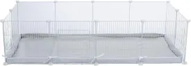 TRIXIE Indoor Enclosure for Small Pets, Indoor Pen with Water-Resistent Base, Small Animal Playpen, Guinea Pig, Hedgehog